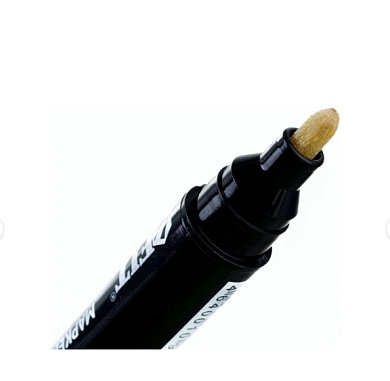 Маркер строительный, черный 147х15 мм с жидким красящим составом