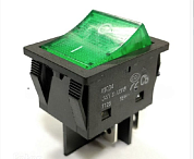 Кнопка Переключатель KCD4-30А/N ON-OFF зеленая