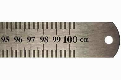 Линейка нержавеющая 1000х28 мм односторонняя