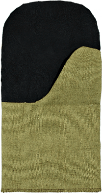 Рукавицы брезентовые со спилковым наладонником