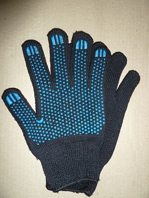 Перчатки ХБ Эталон черные