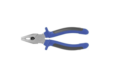 Плоскогубцы 200 мм комбинированные, двухцветные, обрезиненные ручки,полированная сталь