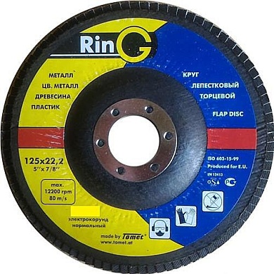 Круг торцевой лепестковый 125*22 (RinG)