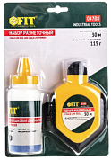 Шнур малярный отбойный, ABS пластиковый корпус 30 м + краска разметочная 115 гр.