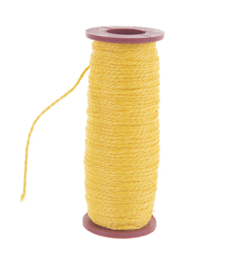 Шнур разметочный капроновый 1,5 мм х 50м, желтый