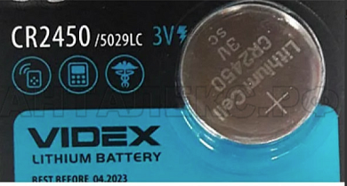 Элемент питания Videx CR2450 BL5