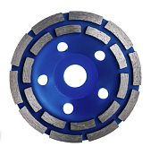 Диск алмазный шлифовальный два ряда сегментов 125 мм