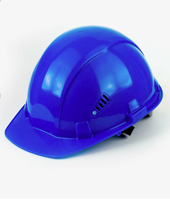 Каска защитная синяя