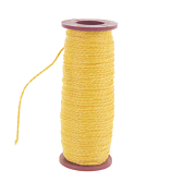 Шнур разметочный капроновый 1,5 мм х 50м, желтый