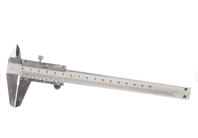 Штангенциркуль, 150 мм, цена деления 0,02 мм, металлический с глубиномером // MATRIX